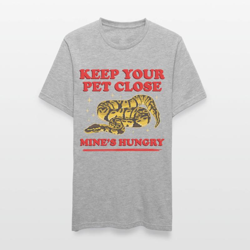 Königspython Schlange Python Geschenk Unisex Polycotton T-Shirt