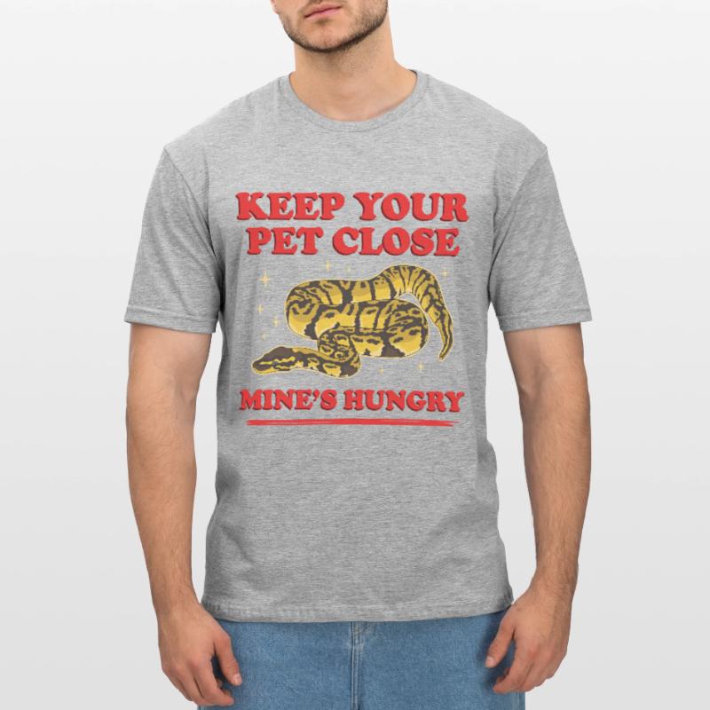 Königspython Schlange Python Geschenk Unisex Polycotton T-Shirt