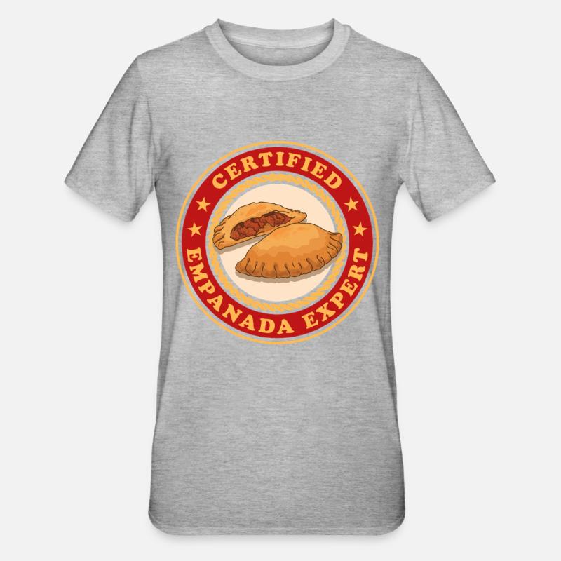 Empanada Dumpling Empanadas Gifts - Unisex Polycotton T-Shirt - heather grey