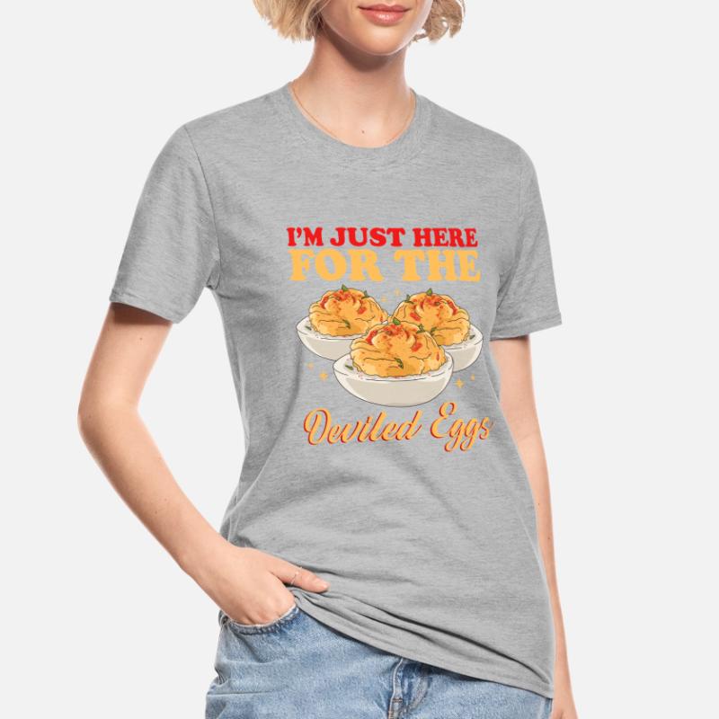 Stuffed Eggs Stuffed Deviled Eggs Gift Unisex Polycotton T-Shirt