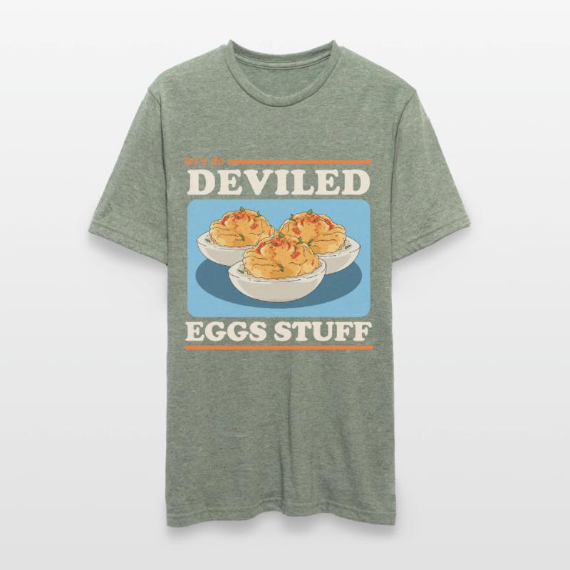 Stuffed Eggs Dressed Deviled Eggs Gift Unisex Polycotton T-Shirt