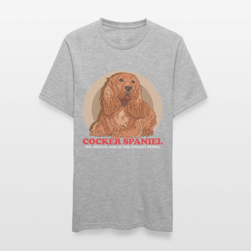 Cocker Spaniel Chiens Cocker Spaniel Cadeau T-shirt polycoton Unisexe