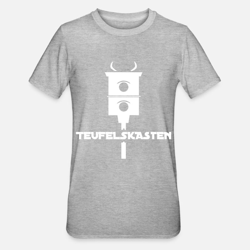 Devil Box - Unisex Polycotton T-Shirt - heather grey