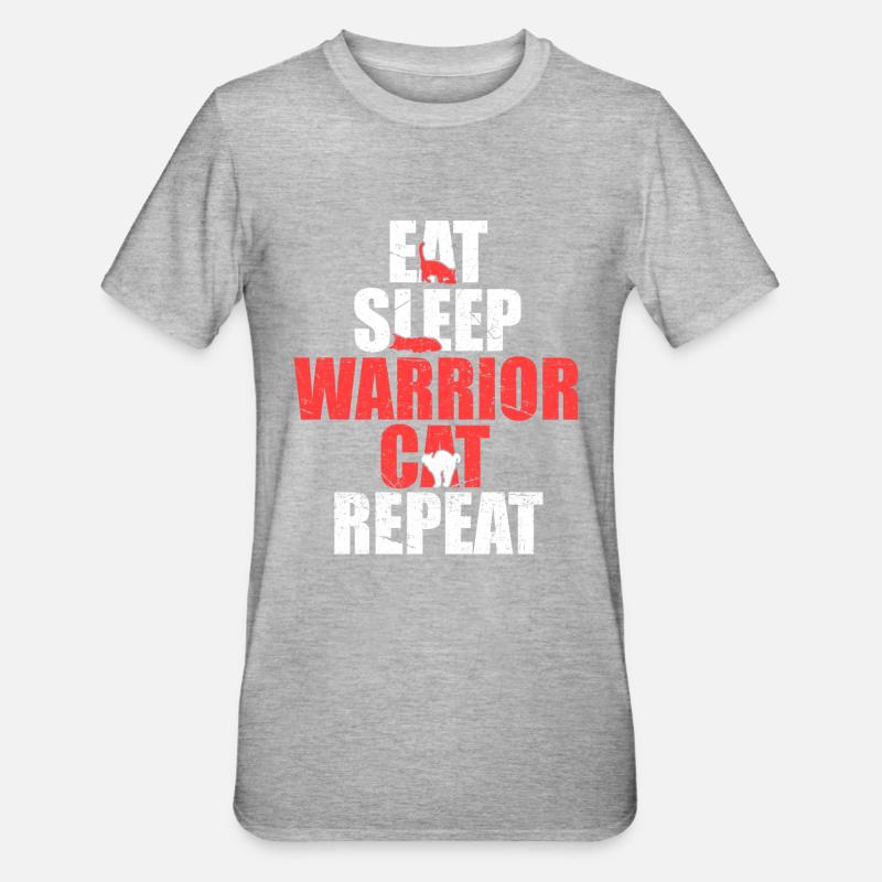 Essen Sie - Unisex Polycotton T-Shirt - Grau meliert