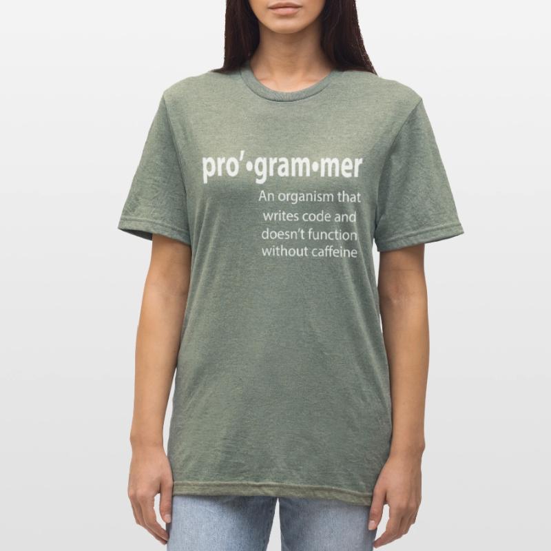Programmeur - Coder - Hacker - IT T-shirt polycoton Unisexe