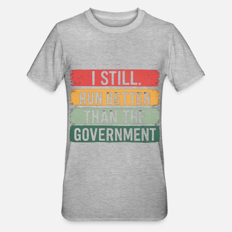 Invalidité due à l’amputation - T-shirt polycoton Unisexe - gris chiné