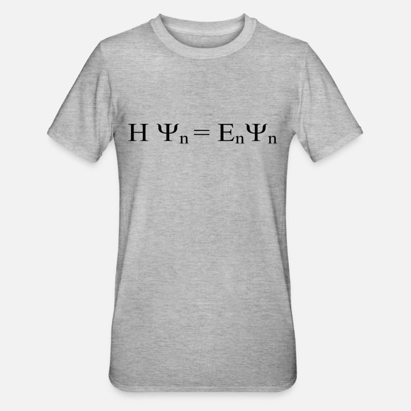 Équation de formule mathématique - T-shirt polycoton Unisexe - gris chiné