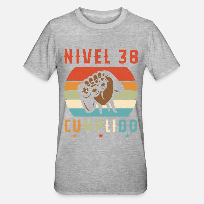 Niveau 38 complete - T-shirt polycoton Unisexe - gris chiné