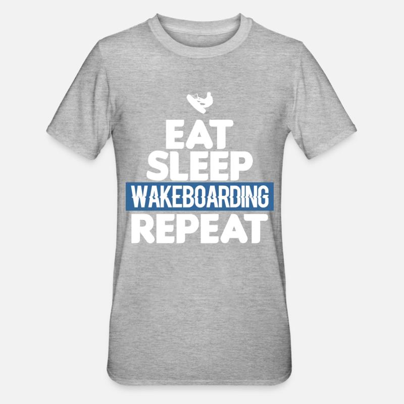 Wakeboarding Wakeboarding Wakeboarding gift - Unisex Polycotton T-Shirt - heather grey
