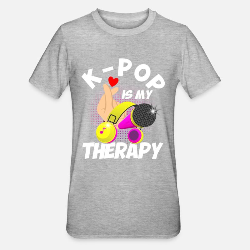 K-Pop Fan K-Pop Merchandise K-Pop Gift - Unisex Polycotton T-Shirt - heather grey