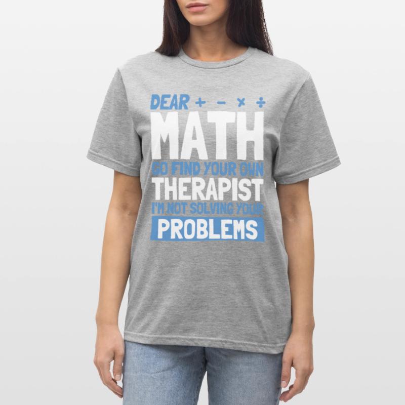 Math Mathematics Science Math Gift Unisex Polycotton T-Shirt