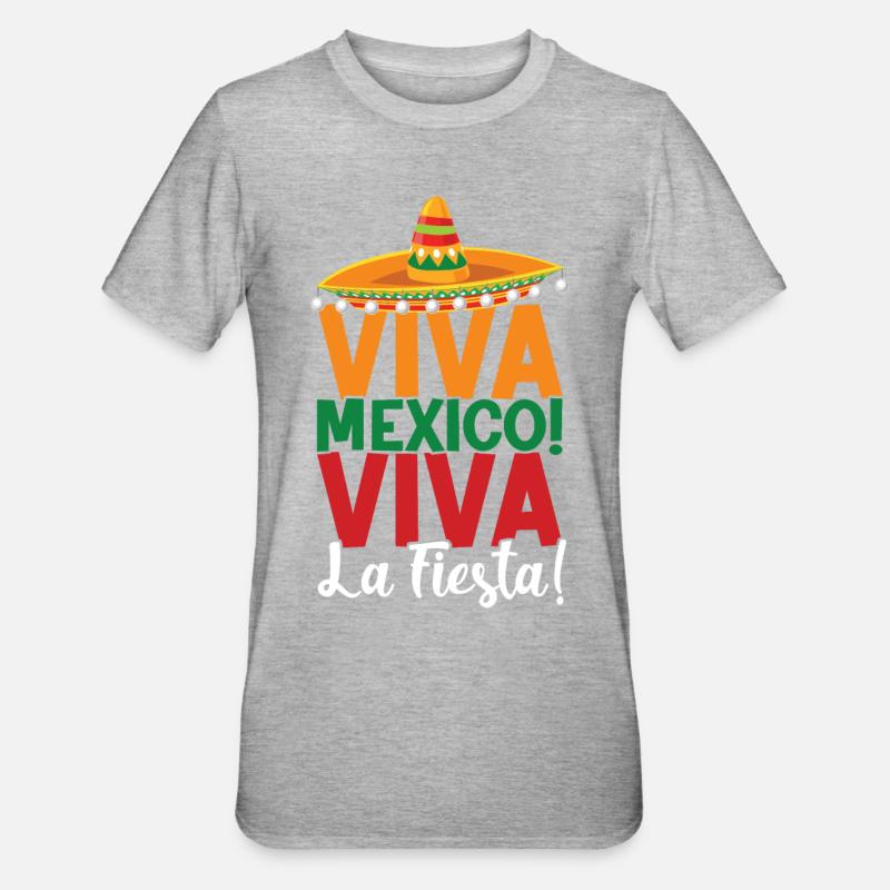 Cinco De Mayo Party Cinco De Mayo Cinco De Mayo Le - T-shirt polycoton Unisexe - gris chiné