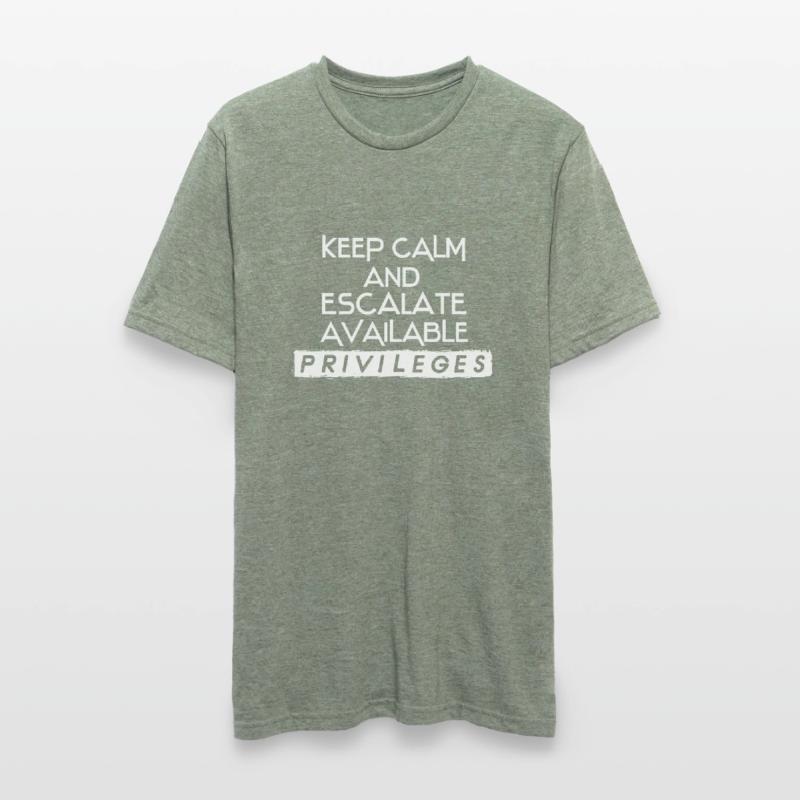 Network Admin IT Security Admin Unisex Polycotton T-Shirt