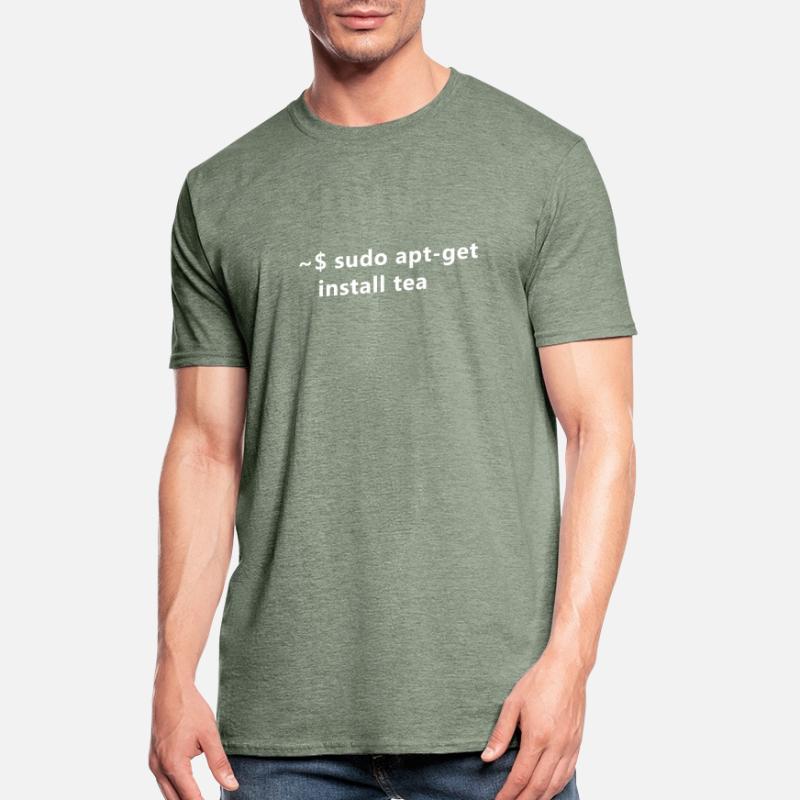Sysadmin Linux Sudo Apt-Get Install Tea Unisex Polycotton T-Shirt