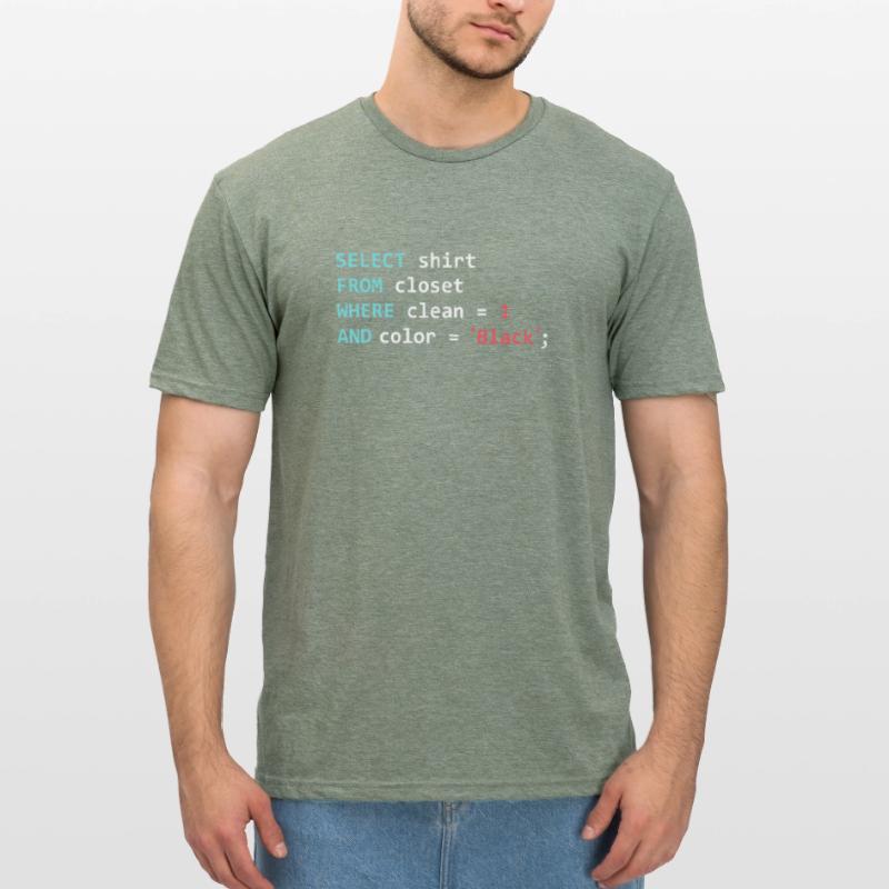 Programmierer Datanbank Lustiges SQL Query Unisex Polycotton T-Shirt