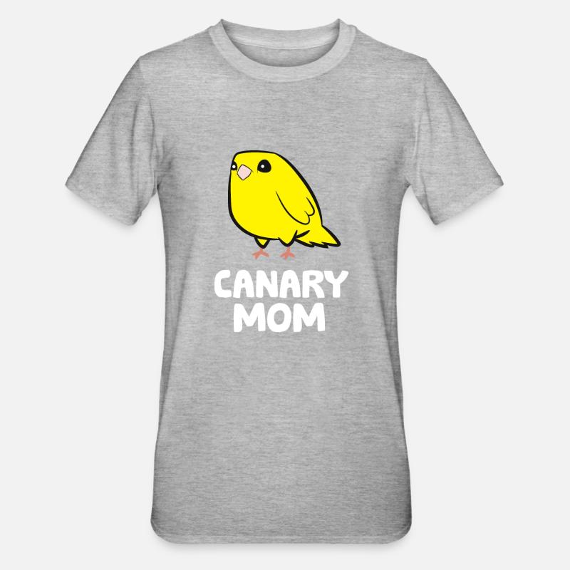 Yellow Canary Canary Mère - T-shirt polycoton Unisexe - gris chiné