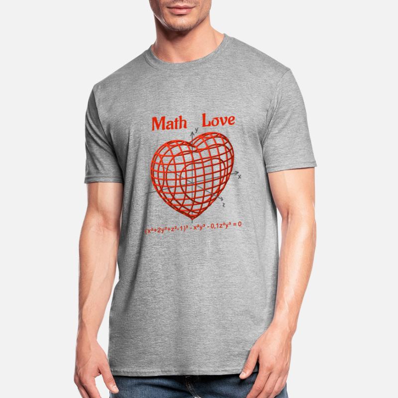 Heart Function 3D – Math Love Unisex Polycotton T-Shirt