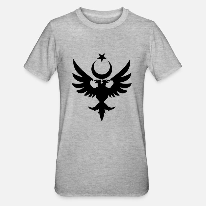 Selçuklu - T-shirt polycoton Unisexe - gris chiné