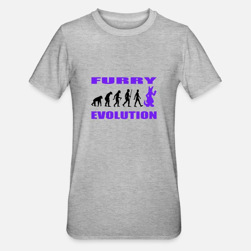 Furry - T-shirt polycoton Unisexe - gris chiné