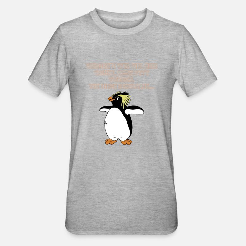 Dicke Schwalbe - Unisex Polycotton T-Shirt - Grau meliert
