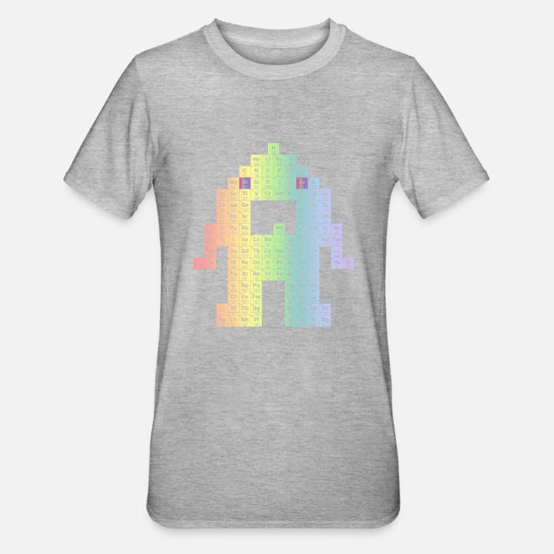 Periodic table - Unisex Polycotton T-Shirt - heather grey