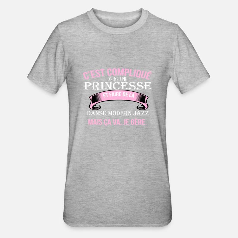 Danse modern jazz - T-shirt polycoton Unisexe - gris chiné