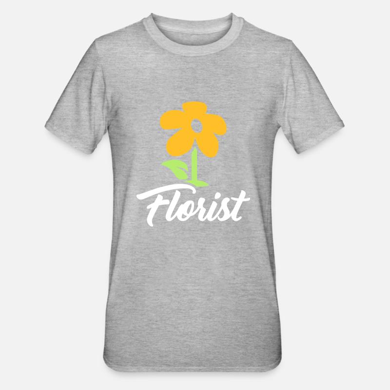 Fleuriste - T-shirt polycoton Unisexe - gris chiné