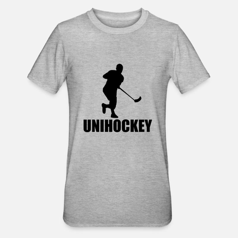 Floorball - Unisex Polycotton T-Shirt - heather grey