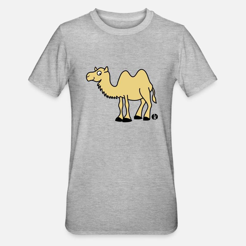 Kamel - T-shirt polycoton Unisexe - gris chiné