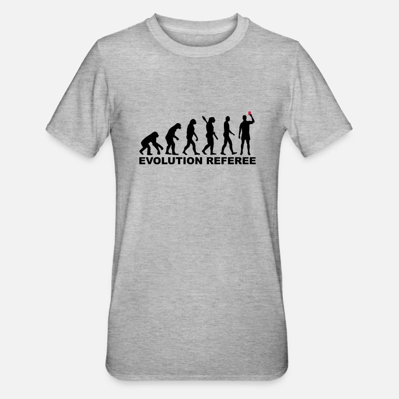 Evolution Referee - T-shirt polycoton Unisexe - gris chiné