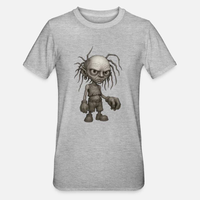 Grumpy Grom (Outcast Edition) - T-shirt polycoton Unisexe - gris chiné