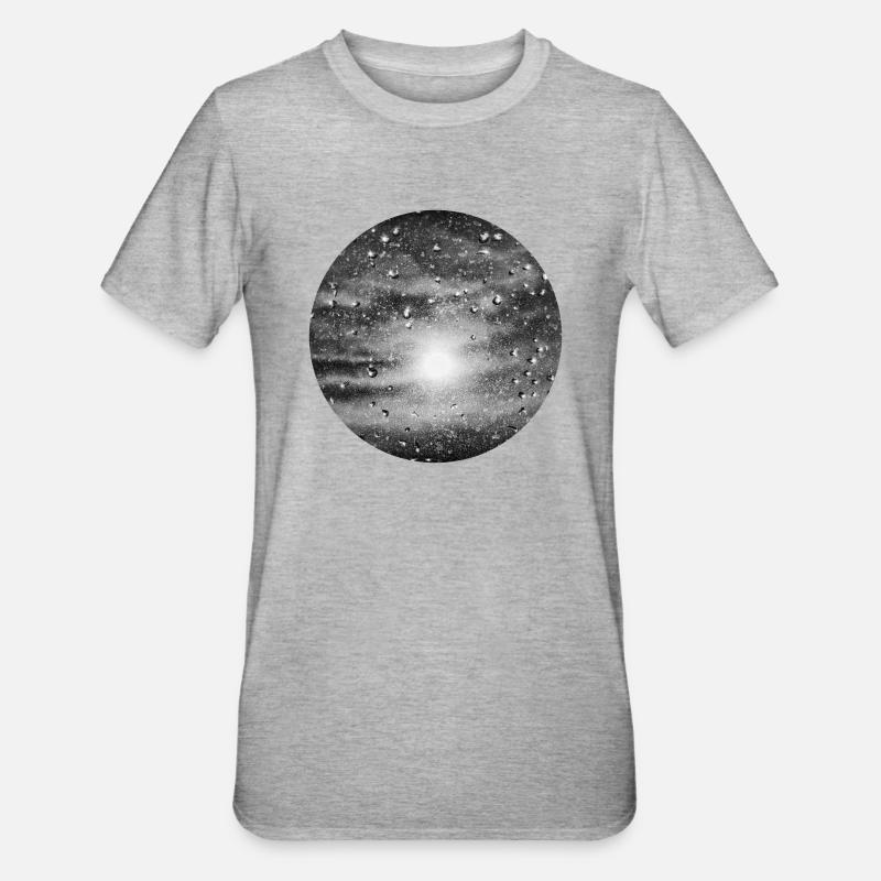Mille soleils - T-shirt polycoton Unisexe - gris chiné