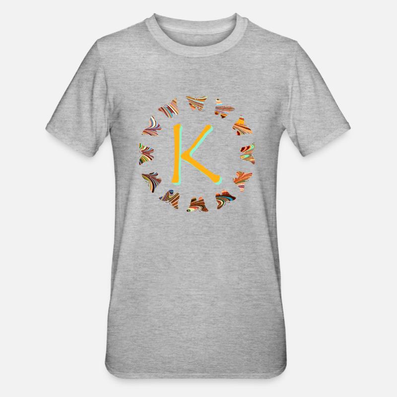 Papillons E 56 K - T-shirt polycoton Unisexe - gris chiné