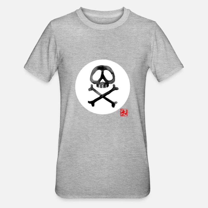 drapeau - T-shirt polycoton Unisexe - gris chiné