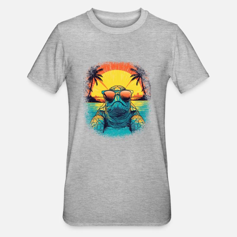 Idée cadeau géniale idée de cadeau idée de présentation - T-shirt polycoton Unisexe - gris chiné