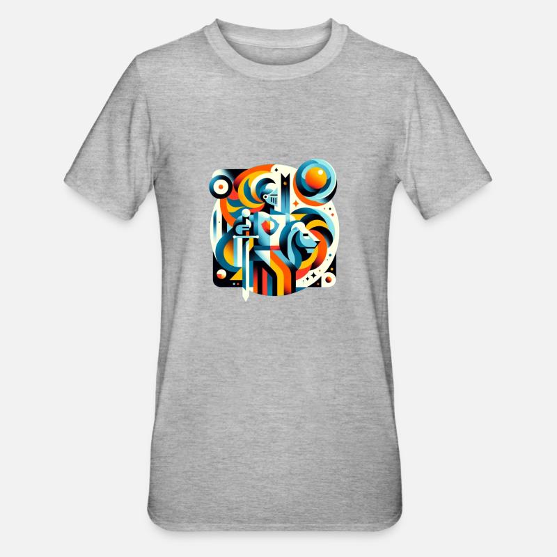Gareth - T-shirt polycoton Unisexe - gris chiné