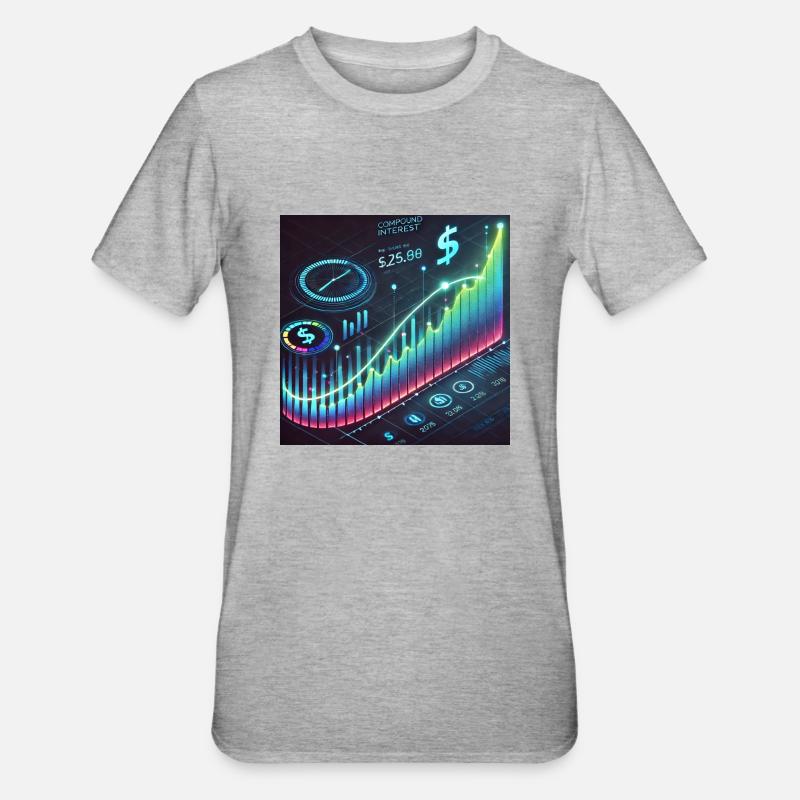 48A6AA78 433E 4F9F A87B 92A13CAA8902 - Unisex Polycotton T-Shirt - Grau meliert