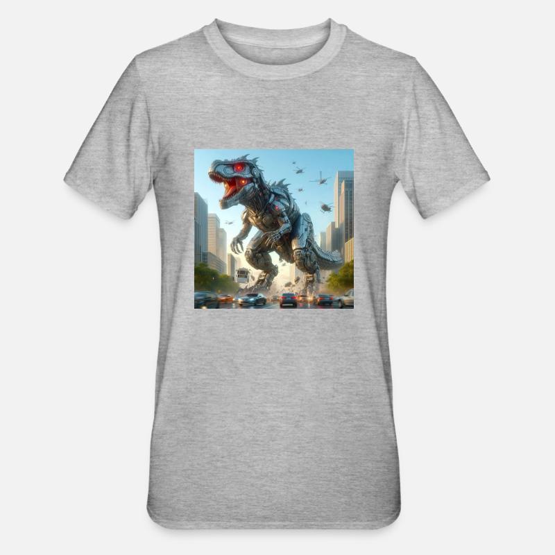 Rampage - Unisex Polycotton T-Shirt - heather grey