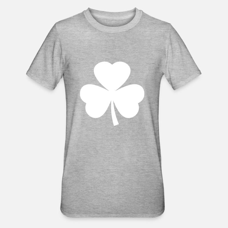 Cloverleaf - T-shirt polycoton Unisexe - gris chiné