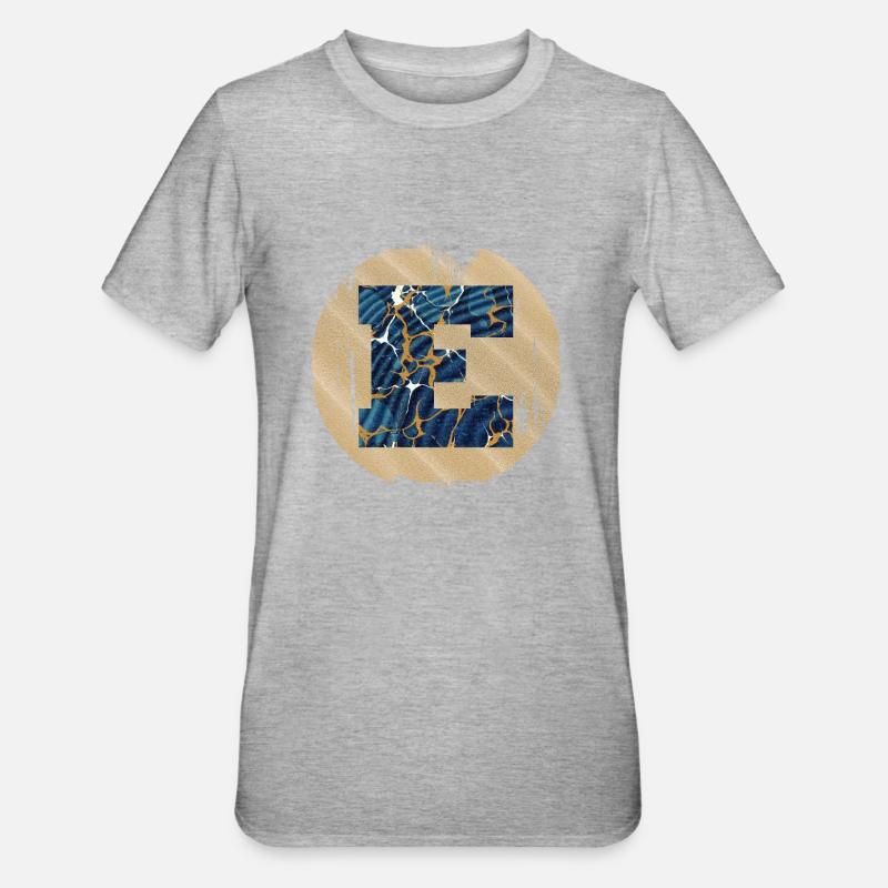 e 16 e - T-shirt polycoton Unisexe - gris chiné