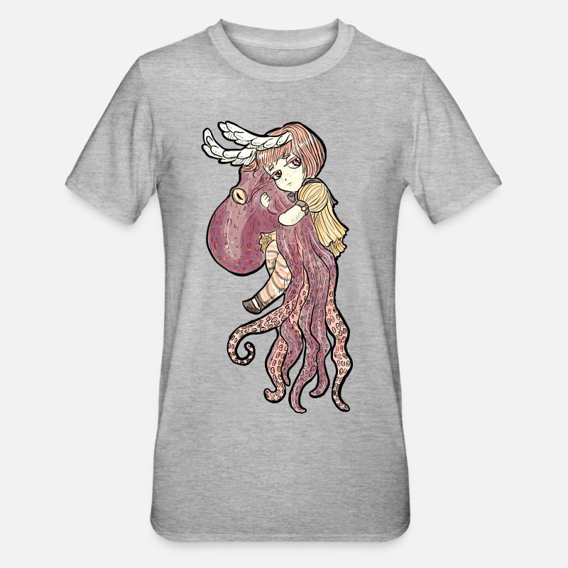 BFF - T-shirt polycoton Unisexe - gris chiné