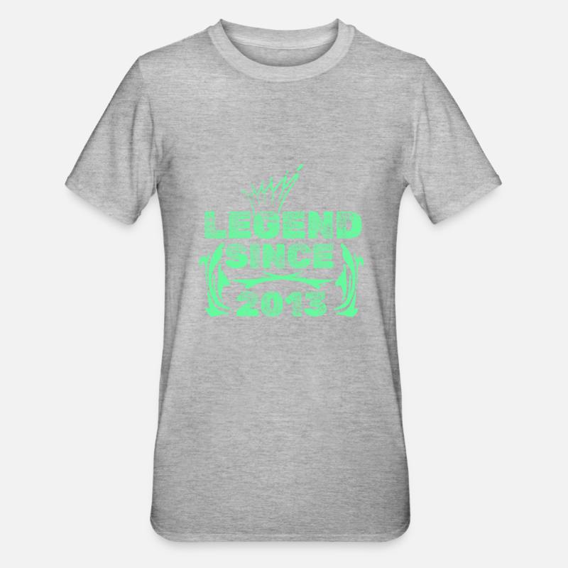 Année 2013 - T-shirt polycoton Unisexe - gris chiné