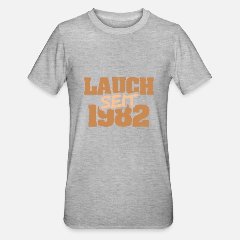 Chef 1982 - Unisex Polycotton T-Shirt - Grau meliert
