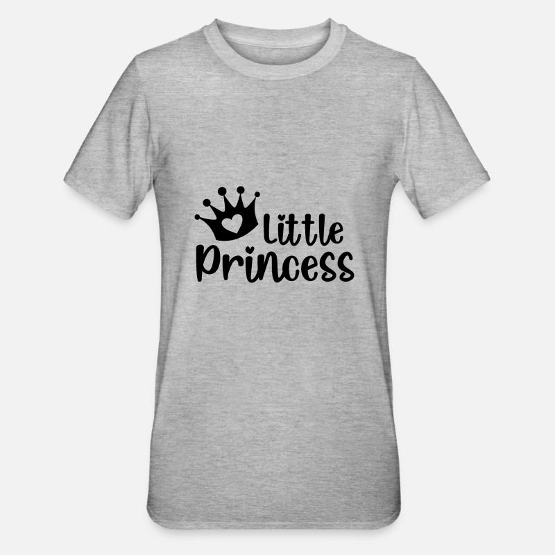 Little Princess - Unisex Polycotton T-Shirt - heather grey