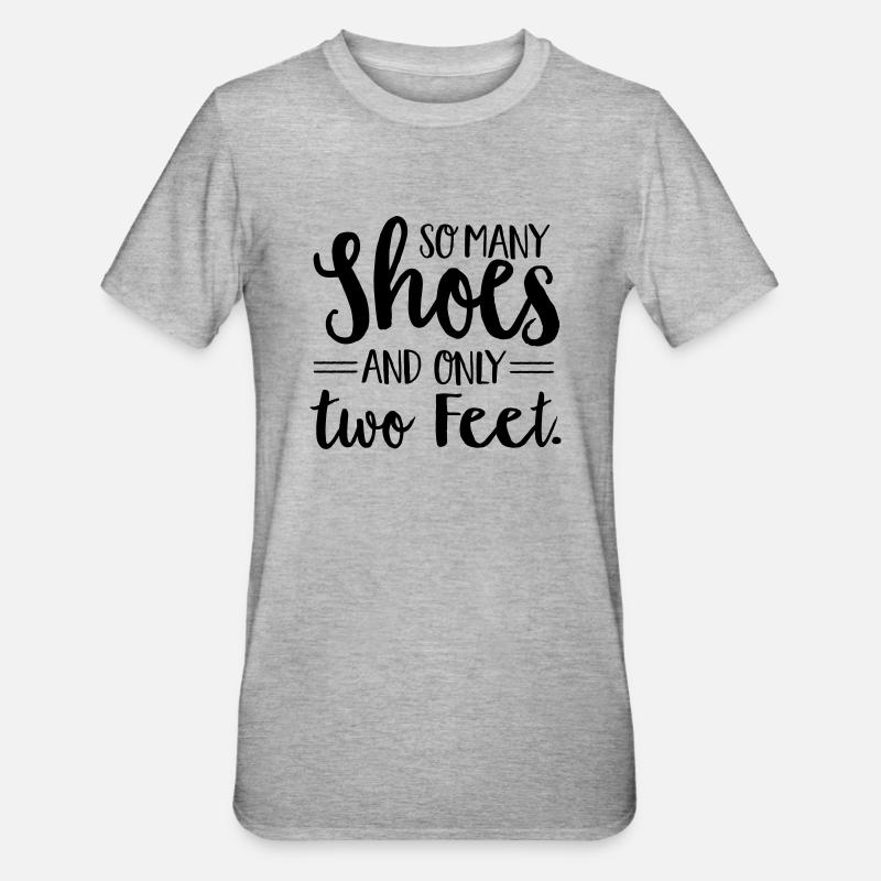 Chaussures - T-shirt polycoton Unisexe - gris chiné