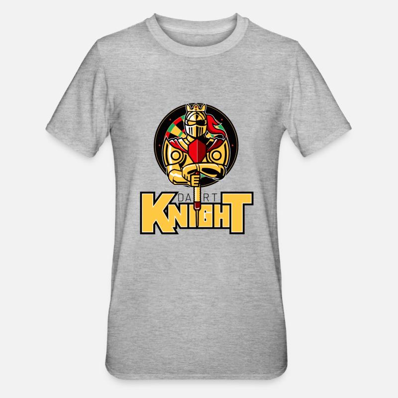 le chevalier fléchette - T-shirt polycoton Unisexe - gris chiné