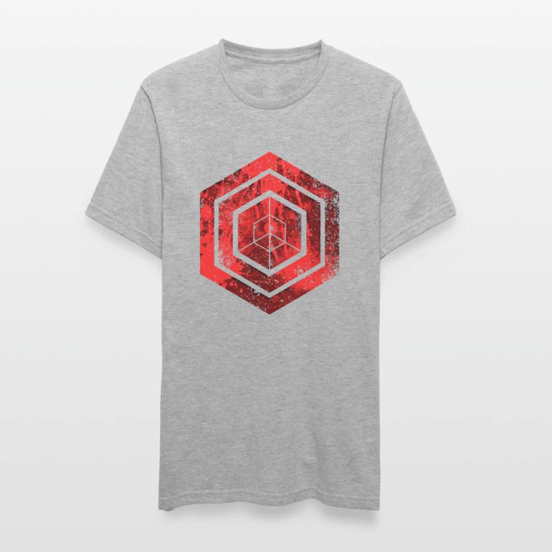 Codage géométrique du programmeur de programmation hexagonale T-shirt polycoton Unisexe