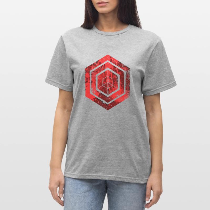 Hexagon-Programmierung Programmierer Codierung geometrisch Unisex Polycotton T-Shirt