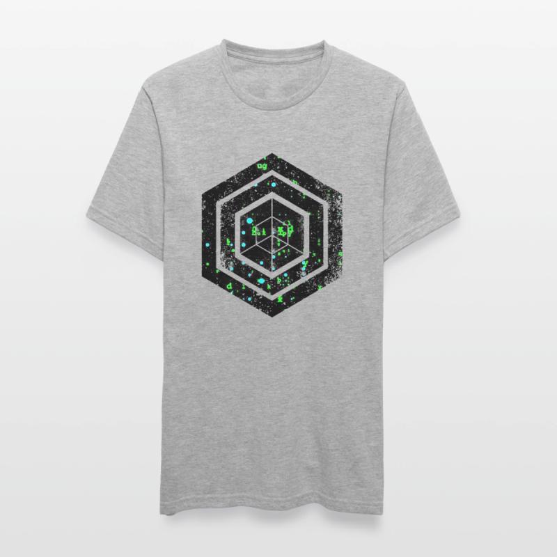 Codage géométrique du programmeur de programmation hexagonale T-shirt polycoton Unisexe