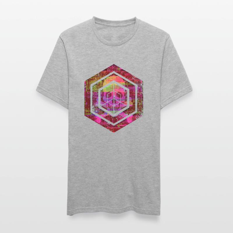 Codage géométrique du programmeur de programmation hexagonale T-shirt polycoton Unisexe